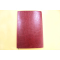 Notebook with logo printed leather notebook cover